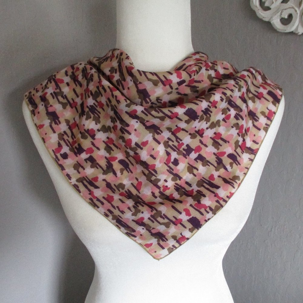 Pink camo scarf